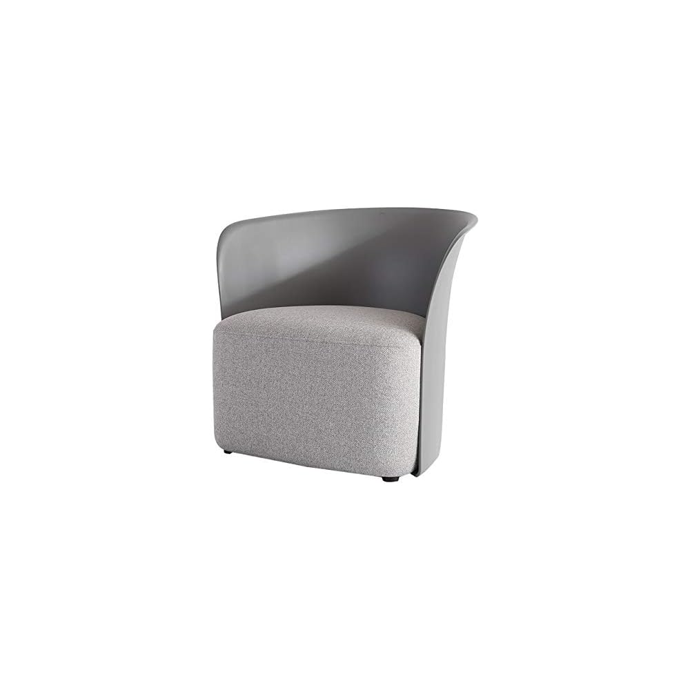 Sofa Chair Living Room Guest Reception Single Simple Fabric Office Negotiation Reception Chair(C)